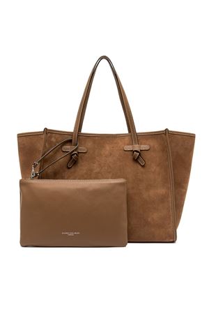 Shopping Marcella in pelle scamosciata marrone GIANNI CHIARINI | BS8990CMPL1478